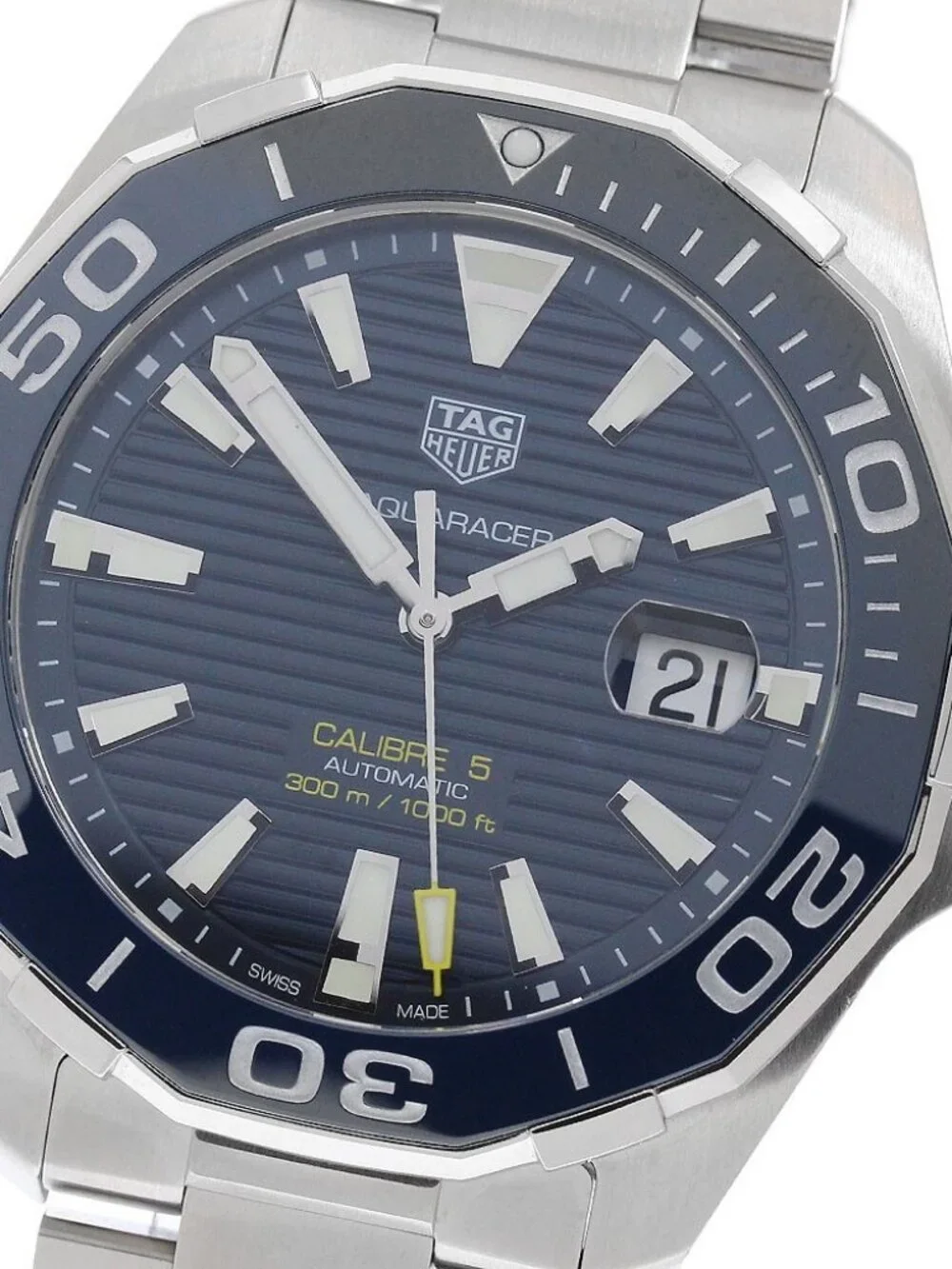 TAG HEUER Aqua Racer Caliber 5 WAY201B-0 Date Automatic Men's Watch_973394